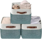 DECOMOMO Storage Bins, Large Fabric Storage Baskets by DECOMOMO
