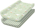 2 Pack Silly Goose Baby Changing Pad Covers by SelNatural