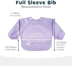 Tiny Twinkle Long Sleeve Bib for Babies & Toddlers | 2-Pack Waterproof Smock - Image 2