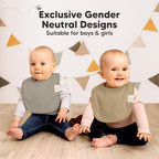 KeaBabies 8-Pack Organic Baby Bibs - Image 6