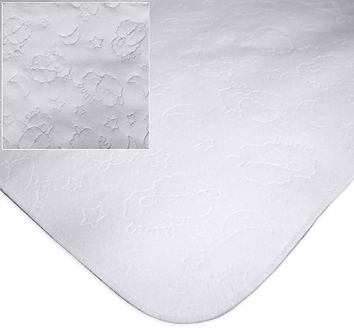 American Baby Company Waterproof Flat Crib Mattress Pad Cover 52" x 28" by AmericanBabyCompany