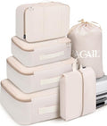 BAGAIL 6 Set Packing Cubes Luggage Packing Organizers by BAGAIL