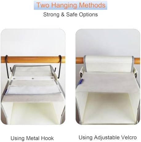 Large-Sized Hanging Shoe Organizer 8-Shelf, Hanging Closet Organizer - Image 4