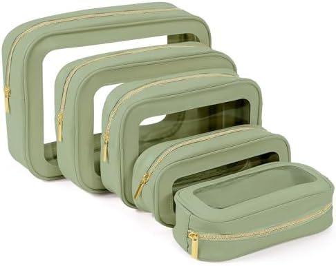5PCS Diaper Bag Organizer Pouch, Cosmetic Bag Set, TSA Approved Toiletry Bags by YOPCDJ