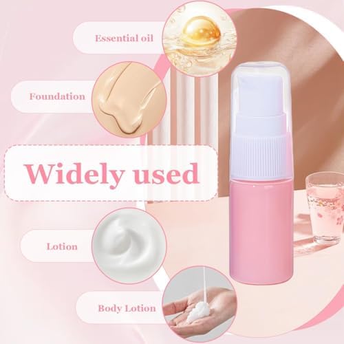 erioctry 10ML Portable Empty Refillable Bottle Cream Shampoo Lotion Treatment - Image 5