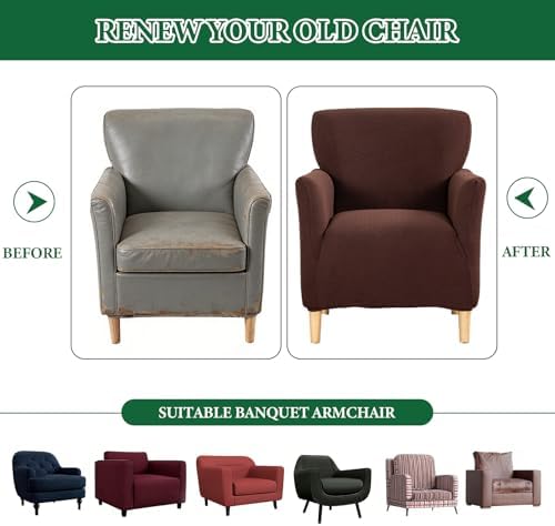 Stretch Chair Covers Armchair Slipcovers - Image 5