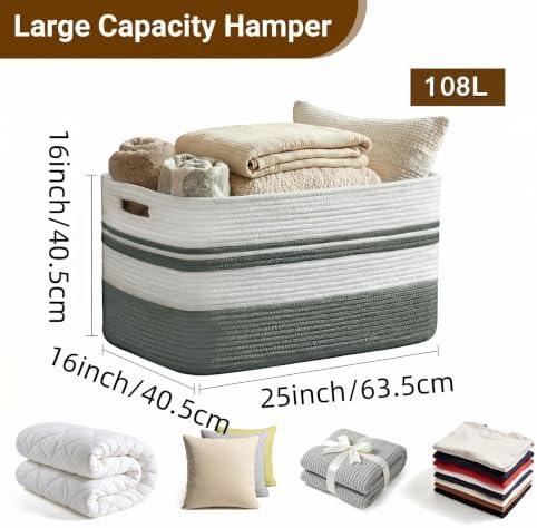Large Laundry Basket/Hamper - Image 2