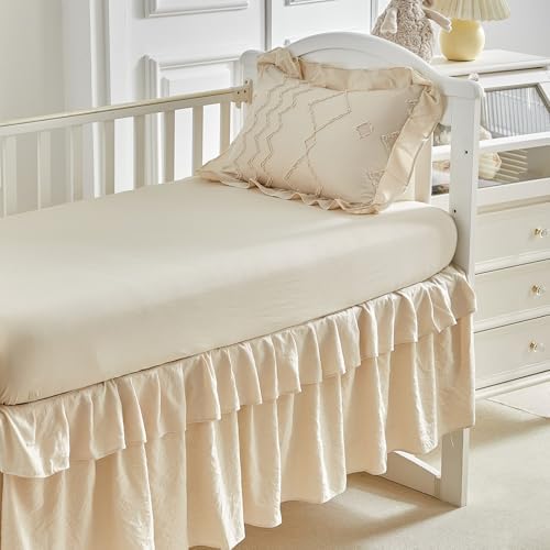 AIKASY The Ruffled Shabby Crib Bedding Set - Image 7
