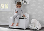 Delta Children MySize Deluxe Toy Box, Bianca White - Image 3