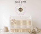 Round Name Sign For Nursery, Boho Nursery Sign, Family Name Signs, 3D Wall Art - Image 2