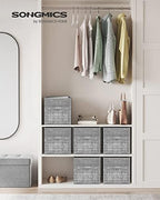 SONGMICS Storage Cubes, 11.8-Inch Foldable Closet Organizers - Image 2