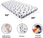 4 Pack Woodland Forest Animals Wood Neutral Unisex Fitted Baby Crib Sheets Set - Image 7