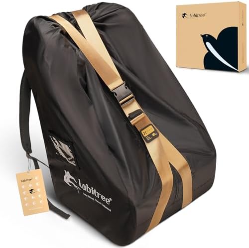Carseat Travel Bag for Airplane, Comfortable Car Seat Cover for Airplane Travel by Labitree