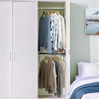STORAGE MANIAC Hanging Closet Rod, Adjustable Width and Height Closet Hanging - Image 6