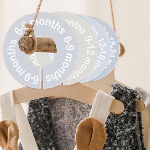 cephira Baby Closet Dividers for Clothes 0-24 Months, 8 Pack mini Round Size - Image 4