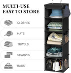 Simple Houseware 5 Shelf Hanging Closet Organizer - Image 5