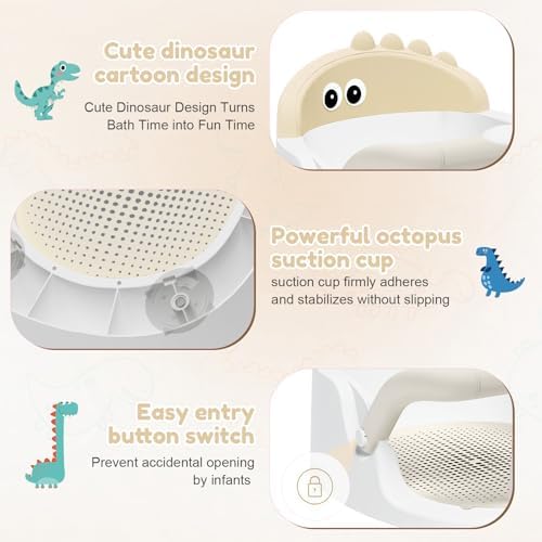 Baby Bath Seat for Babies 6 Months & Up Sitting Up - Image 5