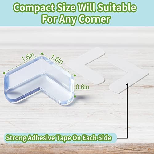 24 Pack Corner Protector for Baby: Baby Proofing Safety Corner Clear Furniture - Image 3