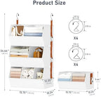 Hanging Closet Organizer Extra Large, Clothes Hanging Shelves - Image 2