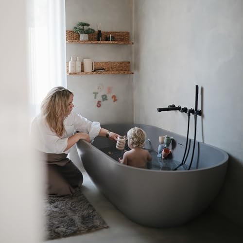 mushie Baby Bath Rinse Cup | 100% Food Grade Silicone | Shampoo & Body Washing - Image 5