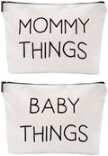 Mom & Baby Pouch Set, Diaper Bag Organizer Insert by Baobeily
