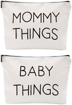 Mom & Baby Pouch Set, Diaper Bag Organizer Insert by Baobeily
