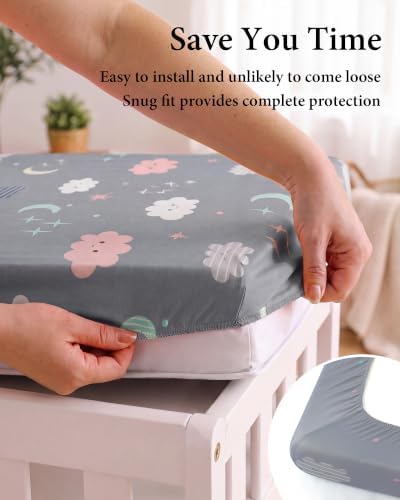 Yoofoss 2-Pack Diaper Changing Pad Cover - Image 5