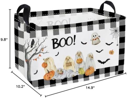 Essme Rectangular Dog Helloween Basket, Kids Storage Bins Organizer - Image 2