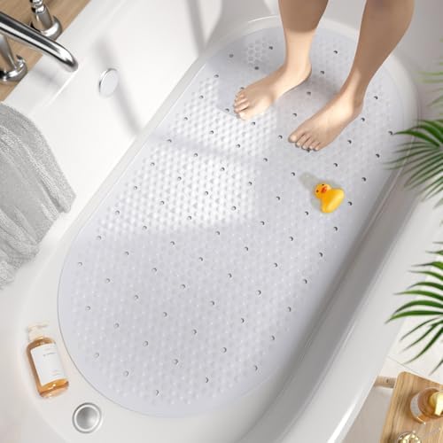 HITSLAM Non Slip Bathtub Mat, 27x15 Inch Bath Mat by HITSLAM