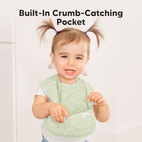 KeaBabies 3-Pack Waterproof Baby Bibs - Image 5