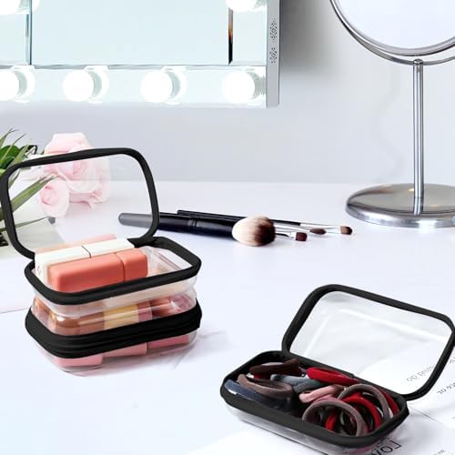 YOPCDJ Clear Hard Shell Zipper Case, Plastic Pouch - Image 4