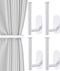 4pcs Curtain Holdbacks, Screw-in Curtain Tiebacks Curtain Tie Backs Curtain by Hoousuper