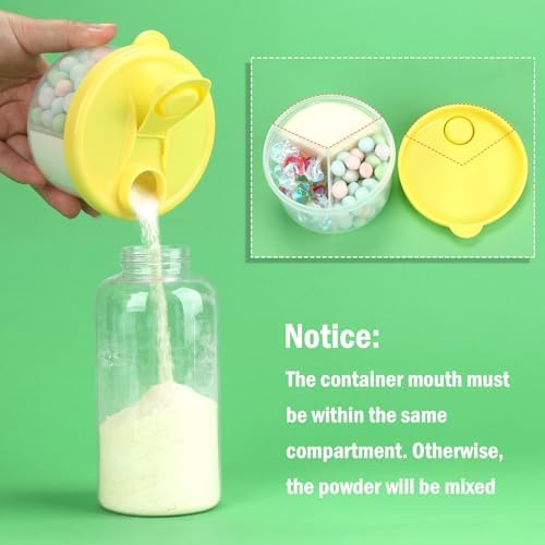 Accmor Baby Formula Dispenser On The Go, Rotating Formula Container to Go - Image 6