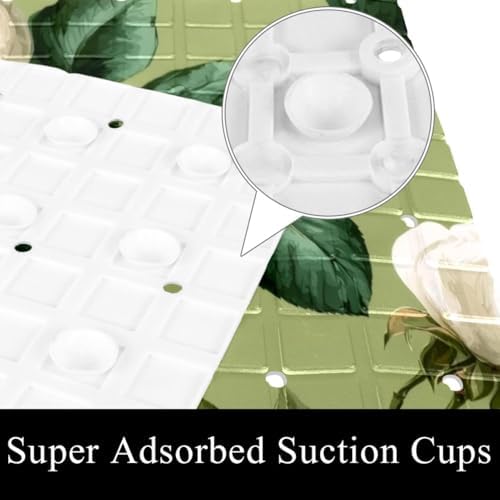 Bathtub Mat Non Slip 26.8x15.1In, Bathroom Decor PVC Shower Mats - Image 2
