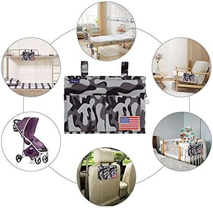 Surblue Bedside Caddy Hanging Bed Organizer Storage Bag Pocket - Image 6