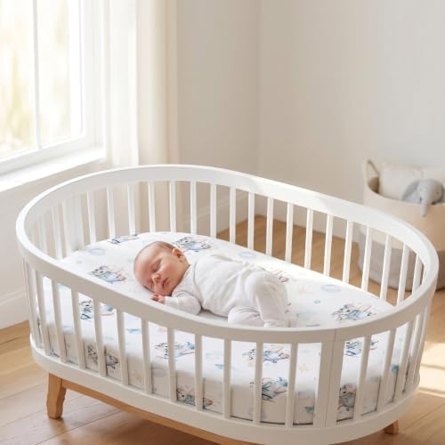 Baby Bassinet Sheets for Baby Boy Girls, Baby Delight, Angelbliss - Image 2