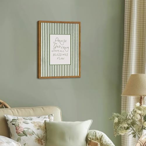 Framed Christian Wall Art, Praise God From Whom All Blessings Flow Scripture - Image 6