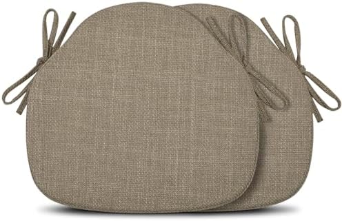 Shinnwa Kitchen Chair Cushions Set of 2, High-Resilience Foam Windsor Seat Pads by Shinnwa