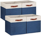 Temary Fabric Storage Bins for Cube Organizer 4 Pack Cube Storage Bins 13 by TEMARY