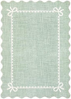 GarveeHome Scalloped Bow Rug 5x7 Washable Rugs - Image 4