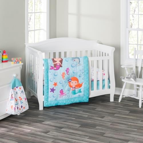 EVERYDAY KIDS 3 Piece Girls Crib Bedding Set by EVERYDAYKIDS