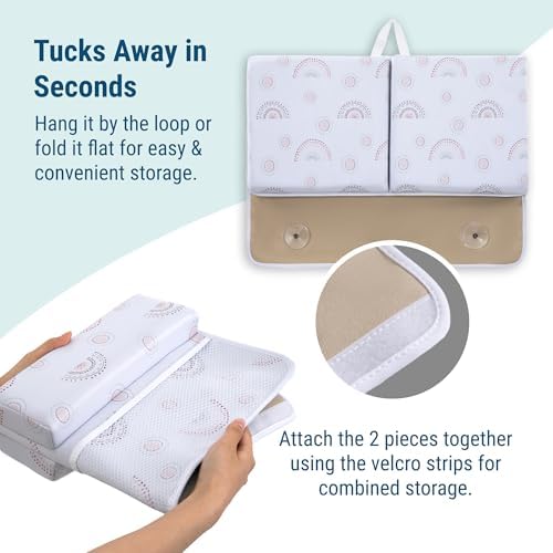 Wildkin Bath Kneeler & Elbow Rest Pad, Dual-Layer Foam, 4 Suction Cups - Image 6