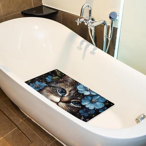Non Slip Shower Mat Bathtub Mat 15.1x26.8 Inch, Quick Dry Bath Mat - Image 4