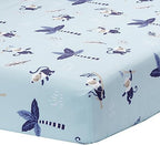 Lambs & Ivy Jungle Party 3-Piece Elephant/Monkey Baby Crib Bedding Set - Image 4