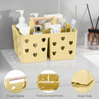 Portable Shower Caddy Plastic Shower Basket Organizer - Image 3