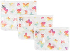 Tiny Twinkle Diaper Bag Organizing Pouches|3 Pack Mess-Proof Clear Front Travel by TinyTwinkle