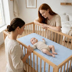 Crib Sheets, 100% Organic Cotton Muslin - Image 2