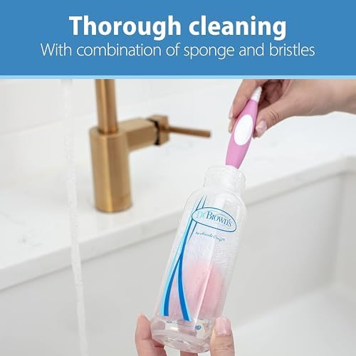 Dr. Brown's Reusable Sponge Baby Bottle Cleaning Brush - Image 4