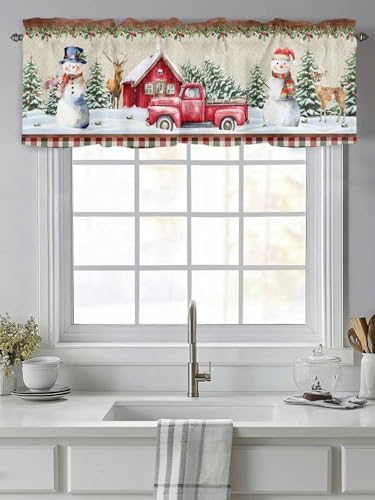Vandarllin Christmas Valance Kitchen Curtains - Image 2