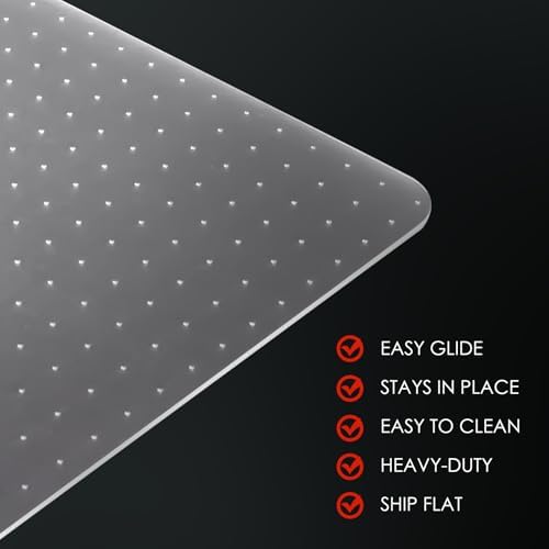 Kuyal Office Chair Mat for Carpet - Image 5